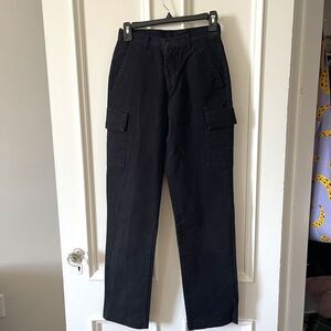 United Colors of Benetton Black Pants - Vintage 100% Cotton Italy Size 40